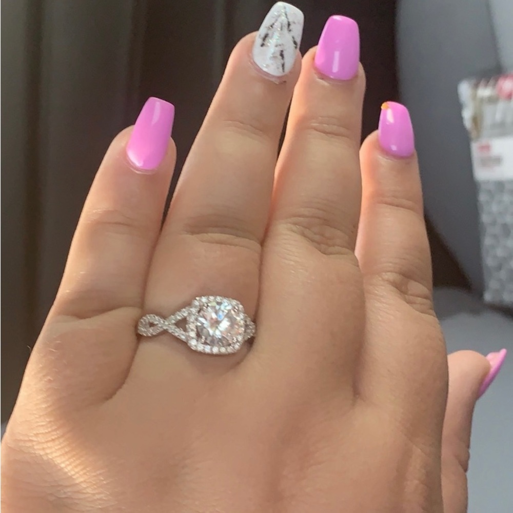 2.25 ct diamond simulate ring